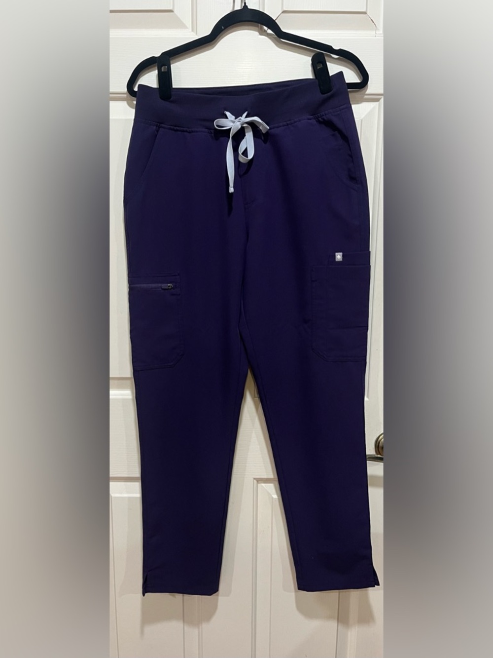 Figs Women’s Deep Purple Yola Style High Waisted Scrub Pants
